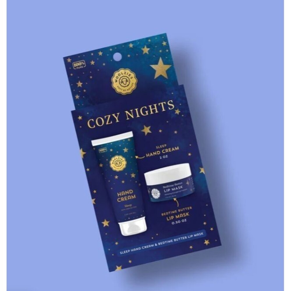 Woolzies COZY NIGHTS Sleep hand cream and Butter Lip Mask Set $19.99 woolzies